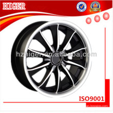 forged aluminum stainless steel black motorcycle wheels